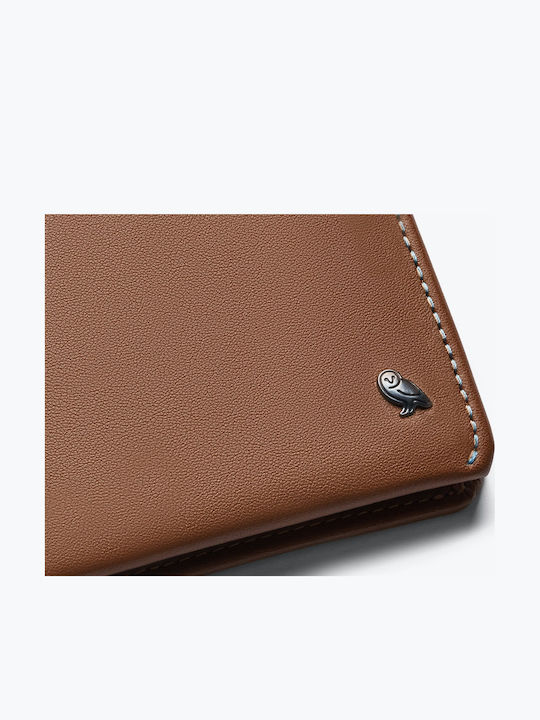 Coin Wallet Leather Men's Wallet with RFID Brown