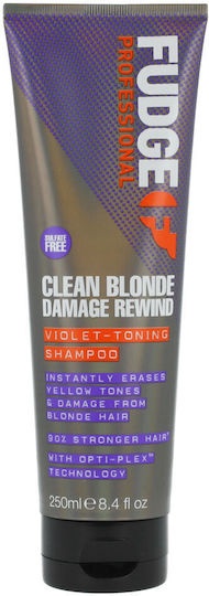 Clean Blonde Damage Rewind Șampon Violet Tonifiant pentru Reconstrucție/Hrănire și Hidratare 250 ml