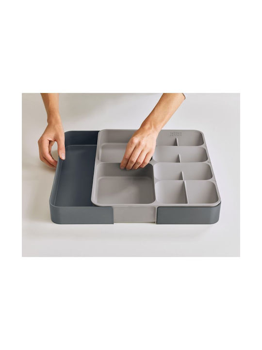 Joseph Joseph Tăvi Pentru Tacâmuri De Sertar Rabătabilă Din Plastic 39.5x31.5x5.5cm Gri