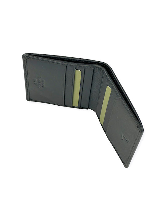 Neptune Δερμάτινο Ανδρικό Πορτοφόλι Καρτών με RFID Μαύρο