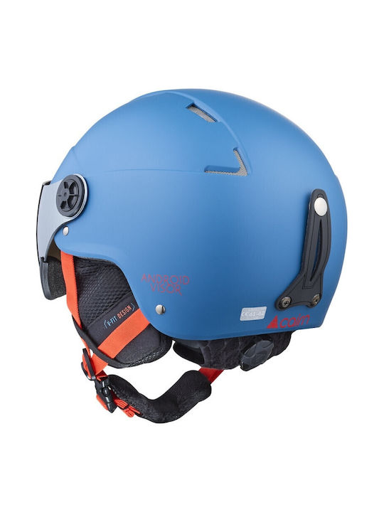 Cairn Android Visor Κράνος για Σκι & Snowboard σε Μπλε Χρώμα