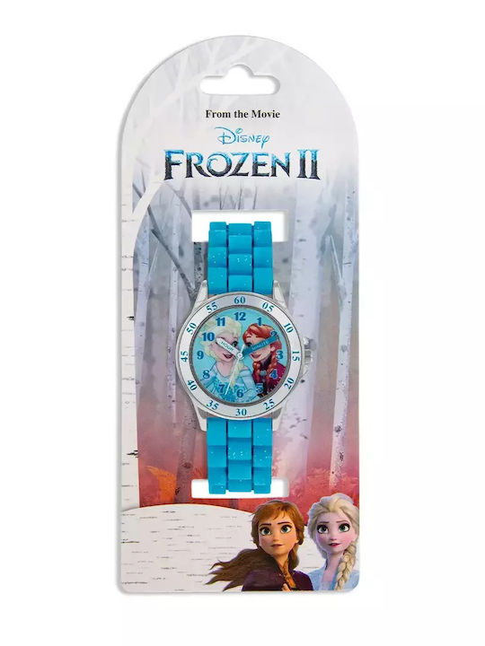 Disney Παιδικό Αναλογικό Ρολόι Frozen Τιρκουάζ