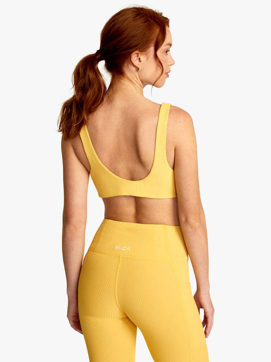 RVCA Women's Bralette Bra Yellow