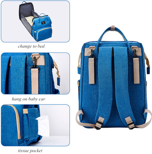 Queen Mother Diaper Bag Blue