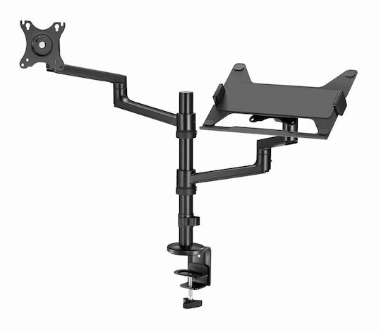 Gembird + Notebook Tray Halterung Auf dem Schreibtisch Monitor bis 32" mit Arm