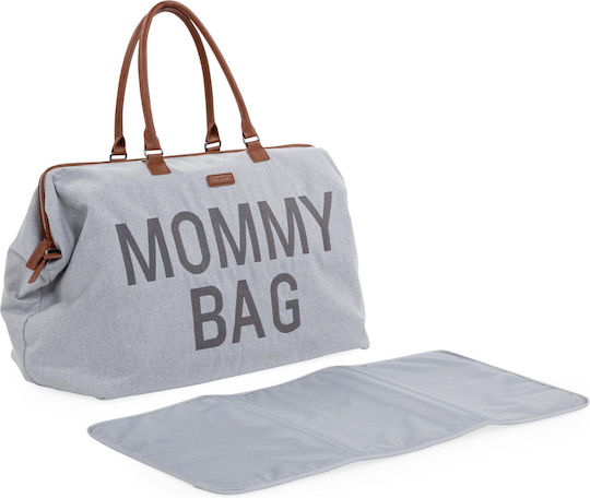 Childhome Shoulder/Hand Diaper Bag Gray 55x30x40cm.