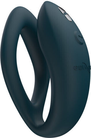 Vibrator pentru cupluri cu Telecomandă 8cm Verde
