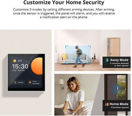 Sonoff NSPanel Pro Recessed Electrical Wall Switch with Touch Screen Wi-Fi Black