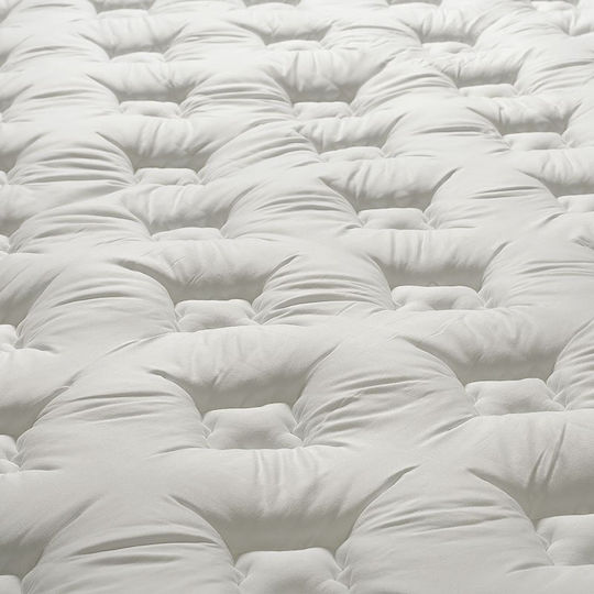 Aigaion Protective Cover King Size with Skirt Fitted Eco 5 White 180x200cm