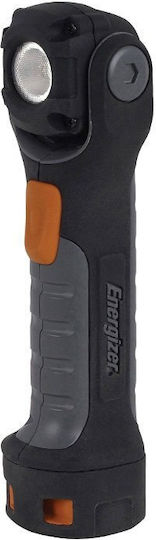 Energizer Flashlight LED IPX4 with Maximum Brightness 300lm Hard Case Professional Professional Pivot Plus Black