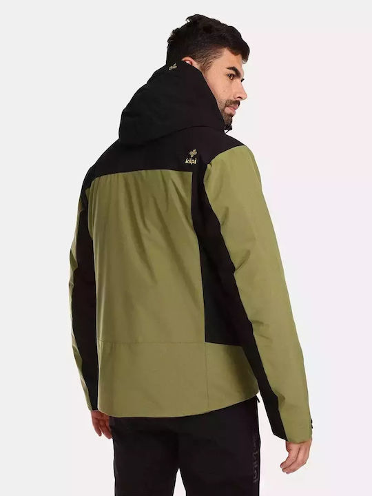 Kilpi Men's Ski & Snowboard Jacket Khaki UM0113KI-GRN