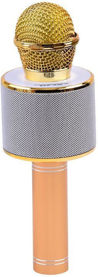 BB-Shop Kabelloses Karaoke-Mikrofon IN0136 Gold