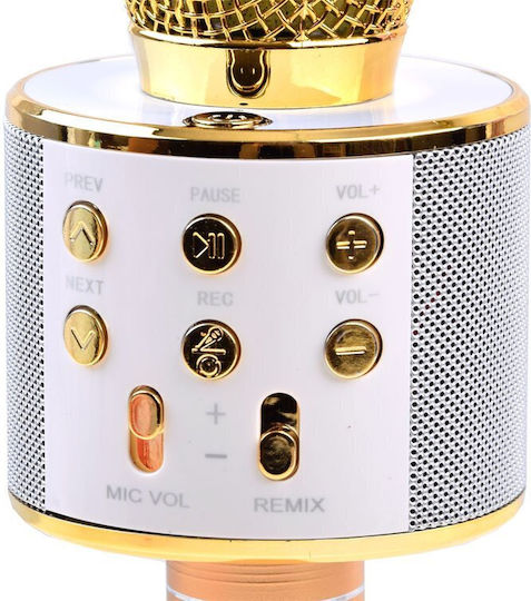 BB-Shop Kabelloses Karaoke-Mikrofon IN0136 Gold