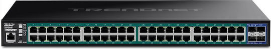 Trendnet TPE-3524SF L2 PoE+ Switch cu 52 Porturi Gigabit (1Gbps) Ethernet