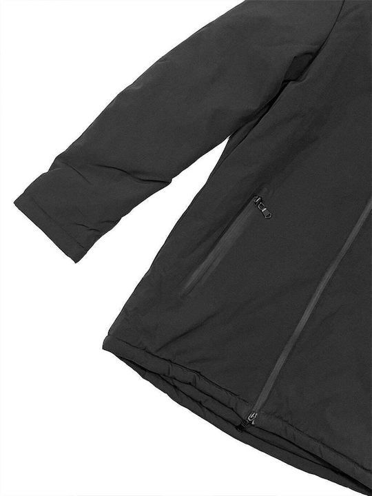 Ustyle Men's Winter Jacket Windproof Black