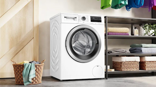 Bosch Mașină de Spălat Rufe 8kg cu Tehnologie cu Abur 1400 Rotiri Active Water Plus WAN28266BY