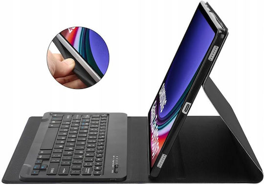 Tech-Protect SC Pen + Keyboard Flip Cover Blacη (Galaxy Tab A9+)