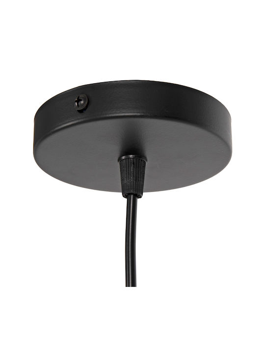 HomeMarkt Black Bell Pendant Ceiling Light with E27 Socket 22x22x22cm