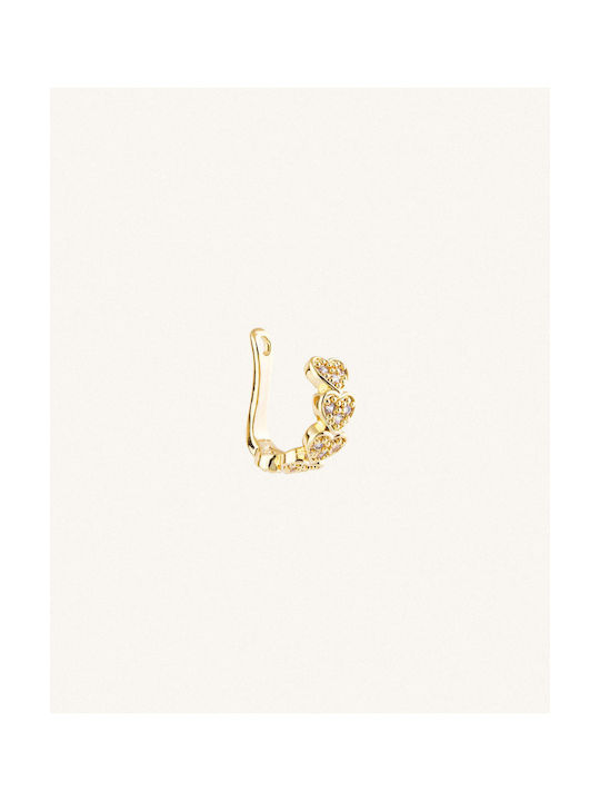 StanStefan Earrings Ear Cuff Gold Plated with Stones