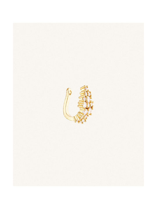 StanStefan Earrings Ear Cuff Gold Plated with Stones