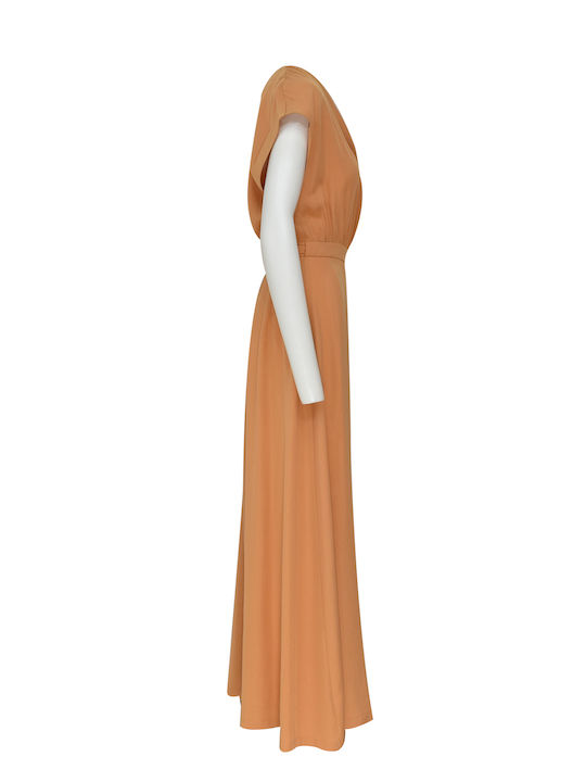 Gaffer&Fluf Summer Maxi Dress Wrap Orange