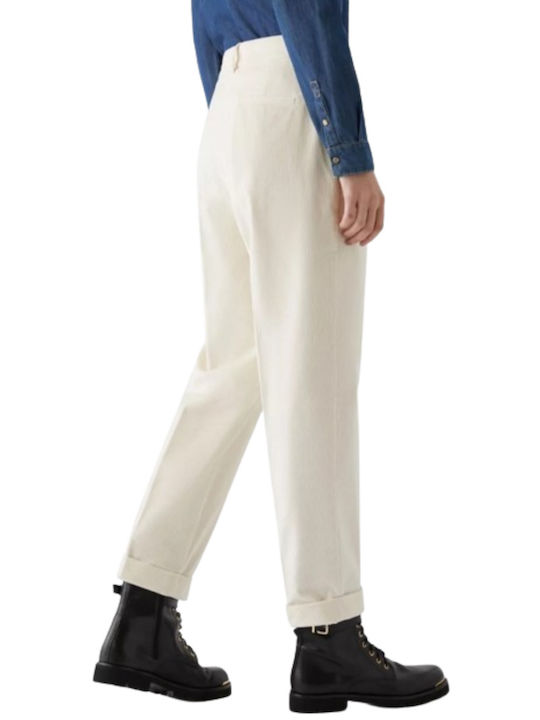 Pennyblack Women's Velvet Trousers Creme.