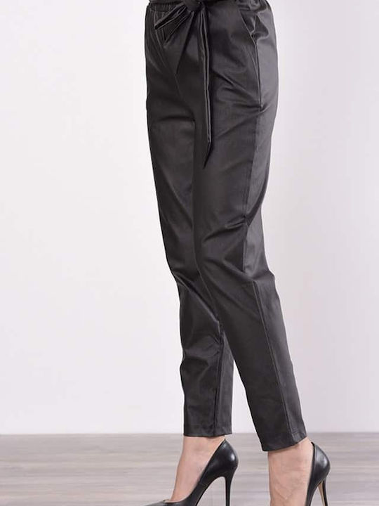 Dress Up Women's Leather Trousers Black