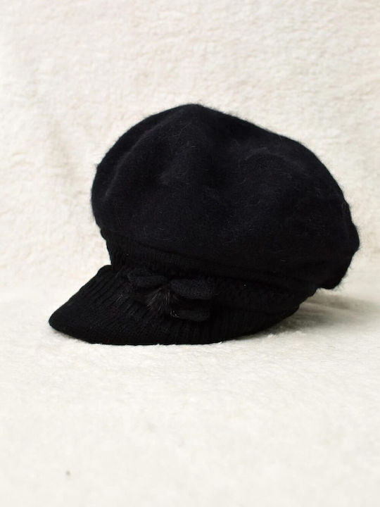 Potre Frauen Gestrickt Hut Schwarz