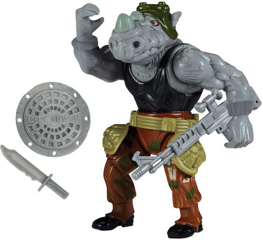 Action Figure Teenage Mutant Ninja Turtles Rocksteady Re-Issue Teenage Mutant Ninja Turtles for 4+ Years 10cm.