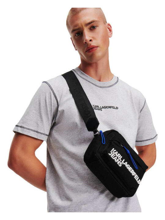 Herrentasche Schulter / Crossbody Schwarz