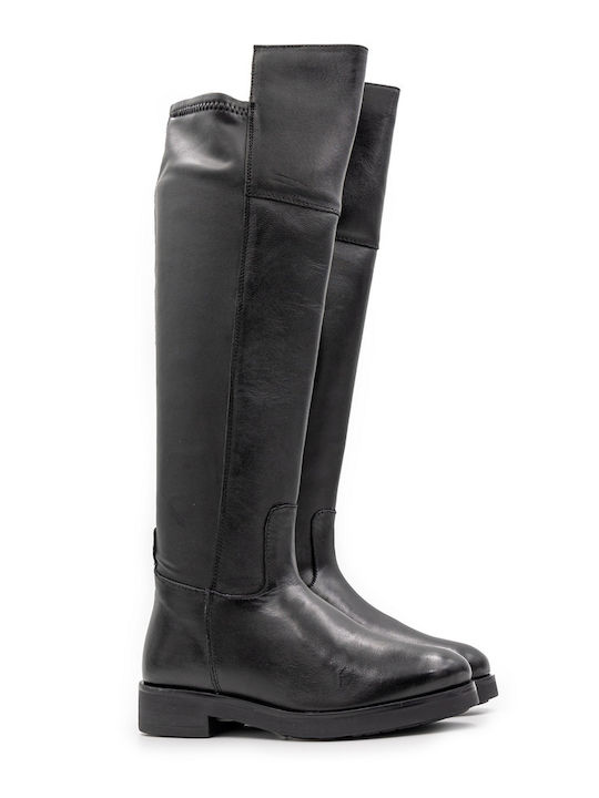 Cristin Leder Damenstiefel Schwarz