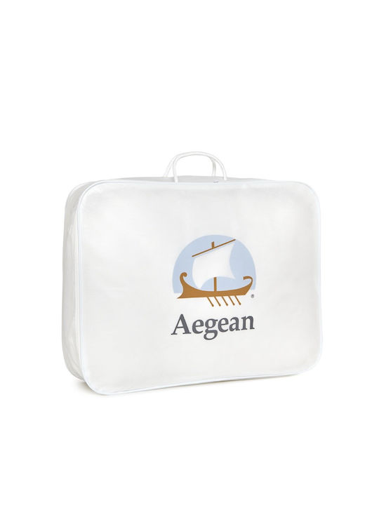 Aigaion Double Feathery Quilt 240x260cm White 250 GSM