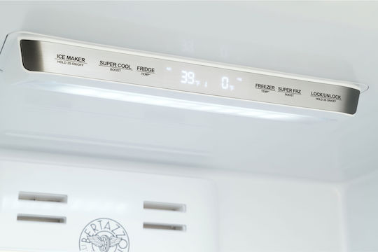 Bertazzoni Ψυγείο Ντουλάπα 636lt Total NoFrost Υ177.5xΠ91xΒ73.7εκ. Inox REF904FFNXTC + HK36MASFDX