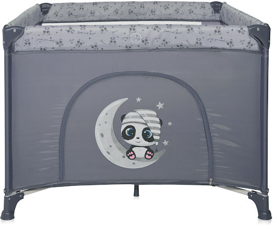 Lorelli Cool Grey Pandas Парк с Матрак Сив 100x100см
