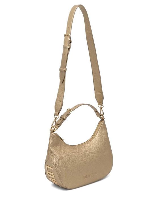 Moschino Γυναικεία Τσάντα Ώμου Χρυσή