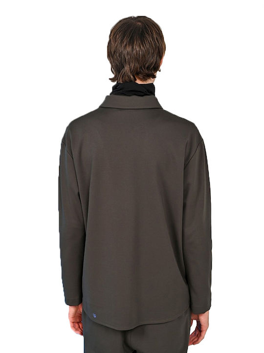 Langärmlig Hemd Khaki