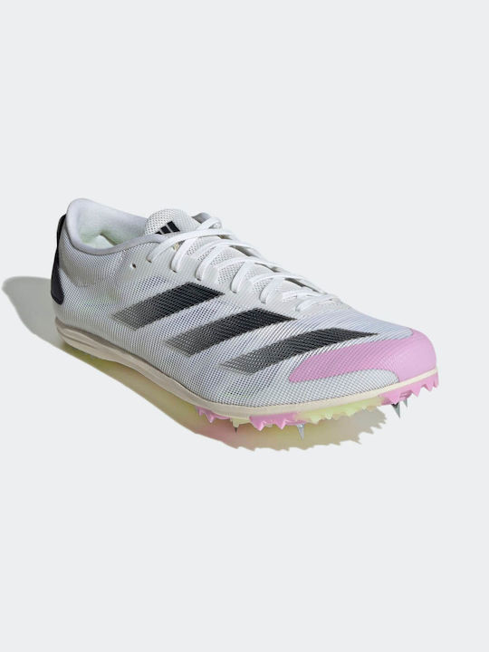 Adidas Adizero XCS Γυναικεία Αθλητικά Παπούτσια Spikes Λευκά