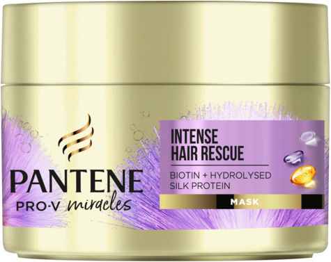 Pantene Pro-V Miracles Biotin Silk & Glowing Hair Mask for Shine 160ml