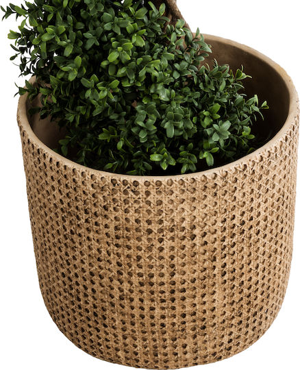 GloboStar Artificial Garden Giuseppe Ghiveci Poliester Maro cu suport 35x35x33εκ.