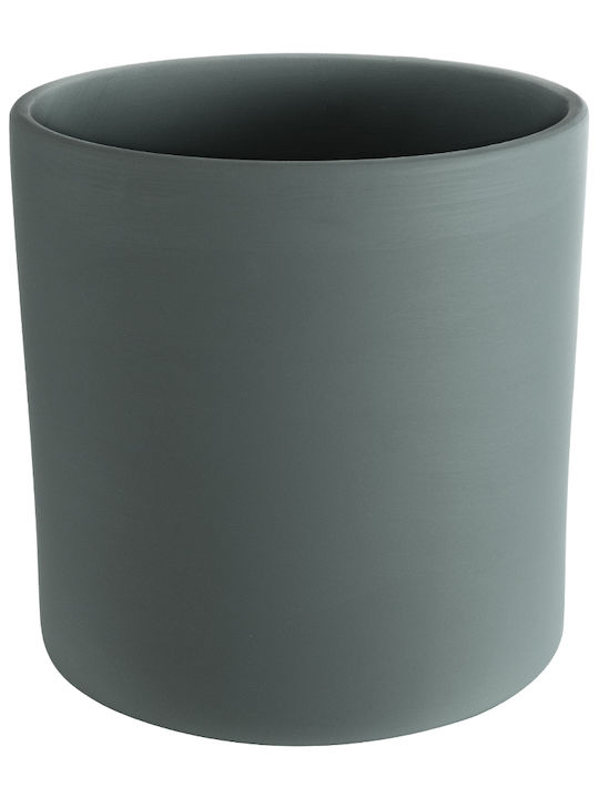 GloboStar Planter Ceramic Gray with Stand 20x20x20cm.
