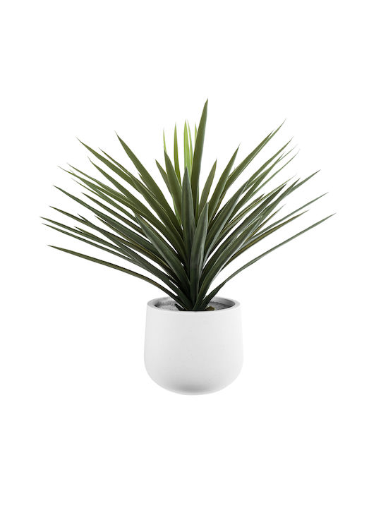 GloboStar Chelsea Planter Polyester White with Stand 25x25x30cm.