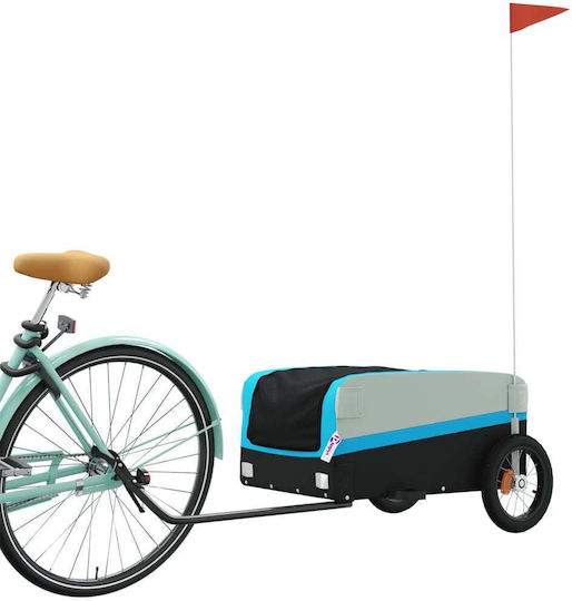 Vidaxl Anhänger Fahrradzubehör Schwarze Blaue 30 Kilo Eisen