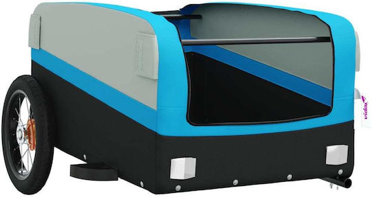 Vidaxl Anhänger Fahrradzubehör Schwarze Blaue 30 Kilo Eisen