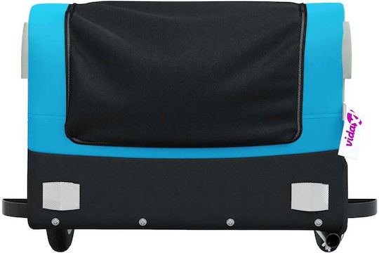 Vidaxl Anhänger Fahrradzubehör Schwarze Blaue 30 Kilo Eisen