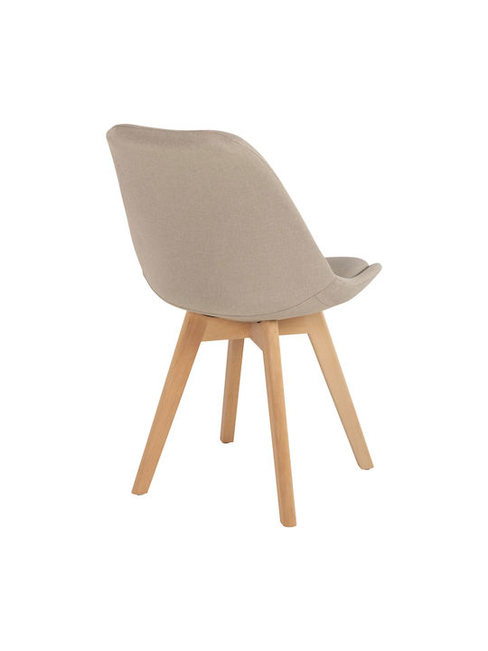 Vegas Stühle Speisesaal Beige 1Stück 48x58x80cm