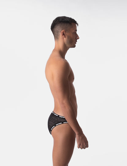 Barcode Berlin Karash Herren Sexy Slip Schwarz