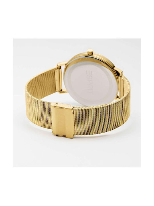 Esprit Damenuhr Batterie Gold Esprit