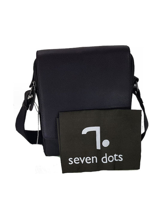 Earth Geantă De Umăr / Tip Crossbody Din Piele Pentru Bărbați Neagră