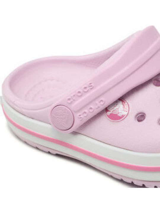 Crocband Clog T Children's Anatomical Beach Shoes Pink