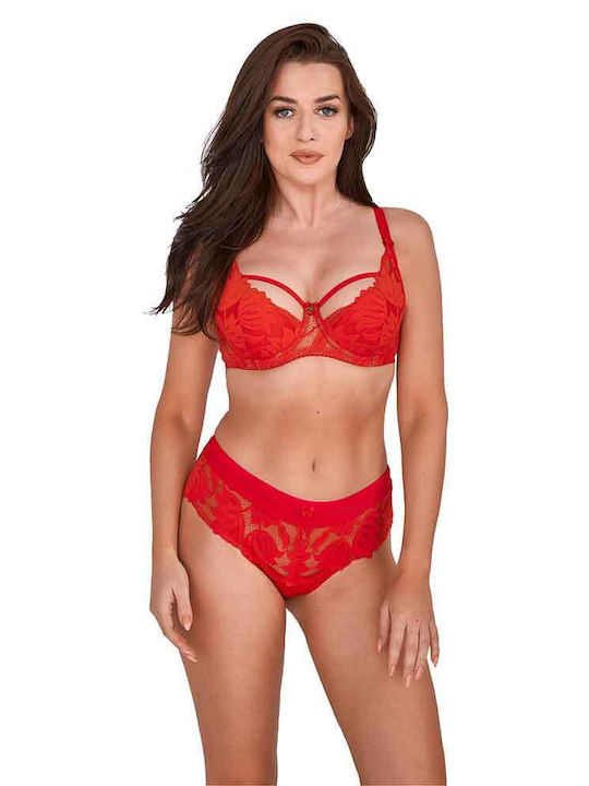 Gaia Bra Underwire Red.